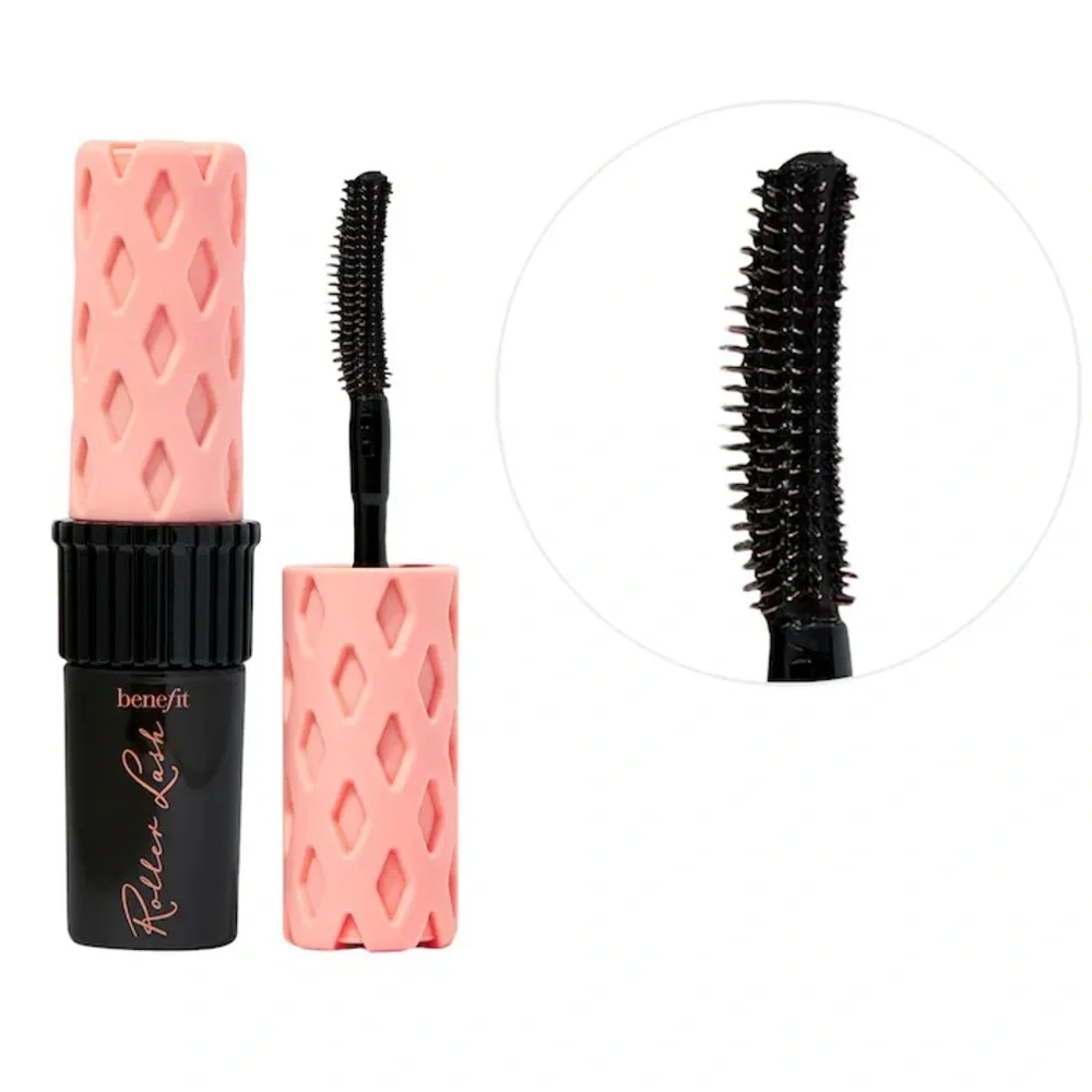 🆕 BENEFIT COSMETICS Roller Lash Curling & Lifting Mascara in Black Mini Size NIB